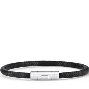 Louis Vuitton keep it bracelet with Silver Clasp size 19